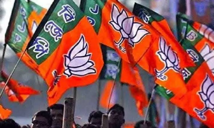भाजयुमो द्वारा  अभनपुर एसडीएम कार्यालय  घेराव कल।