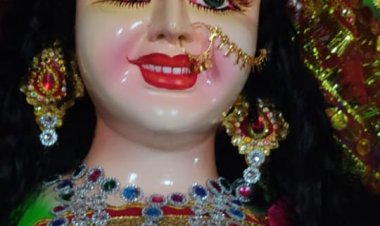 तामासिवनी में माता का मुस्कुराता चेहरा बना आकर्षक का केंद्र