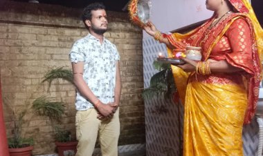करवा चौथ  धूमधाम से मनाया गया।